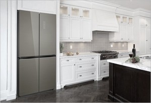 510L/18.2 CU.FT Counter-Depth Four Door <b>Refrigerator</b> With Metal Counter-Depth <b>Refrigerator</b> - Product Image 2