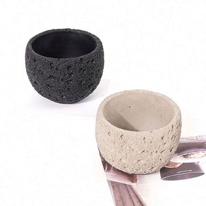 Pot en ciment de luxe vide pour bougie, faible MOQ, fabrication en usine - Product Image 2