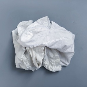 Paños de limpieza de algodón 100% para uso industrial, paños de limpieza de color blanco, trapos de camiseta de colores, trapos de limpieza. - Product Image 1