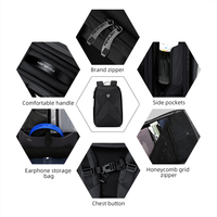 Sac à dos pour ordinateur portable FENRUIEN grande capacité PC&ABS multifonctionnel imperméable, sacs cadeaux personnalisés avec logo, antivol, charge USB intelligente