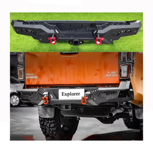 กันชนหลังเหล็กสำหรับรถยนต์ Dmax พร้อมไฟ LED ห่วงลากจูง อุปกรณ์ตกแต่งรถยนต์ 4x4 บาร์กันชนสำหรับ Dmax <span class=keywords><strong>Armando</strong></span> - Product Image 1