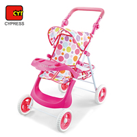 Vente directe en usine, poussette de poupée en métal avec Table à manger, accessoires de poupée, jouets pour filles