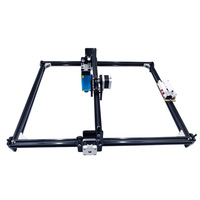 Mini Machine à graver Laser pour CNC, 40x50cm, 2 axes, graveur de bureau, routeur à bois, imprimante + lunettes Laser, bricolage, w