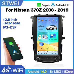 Radio para Auto STWEI de 13.8'' con Android 14, GPS, Navegador, Reproductor Multimedia para Nissan 370Z Z34 2008-2019, Pantalla Tesla, RDS, DSP, CarPlay, 4G - Product Image 2