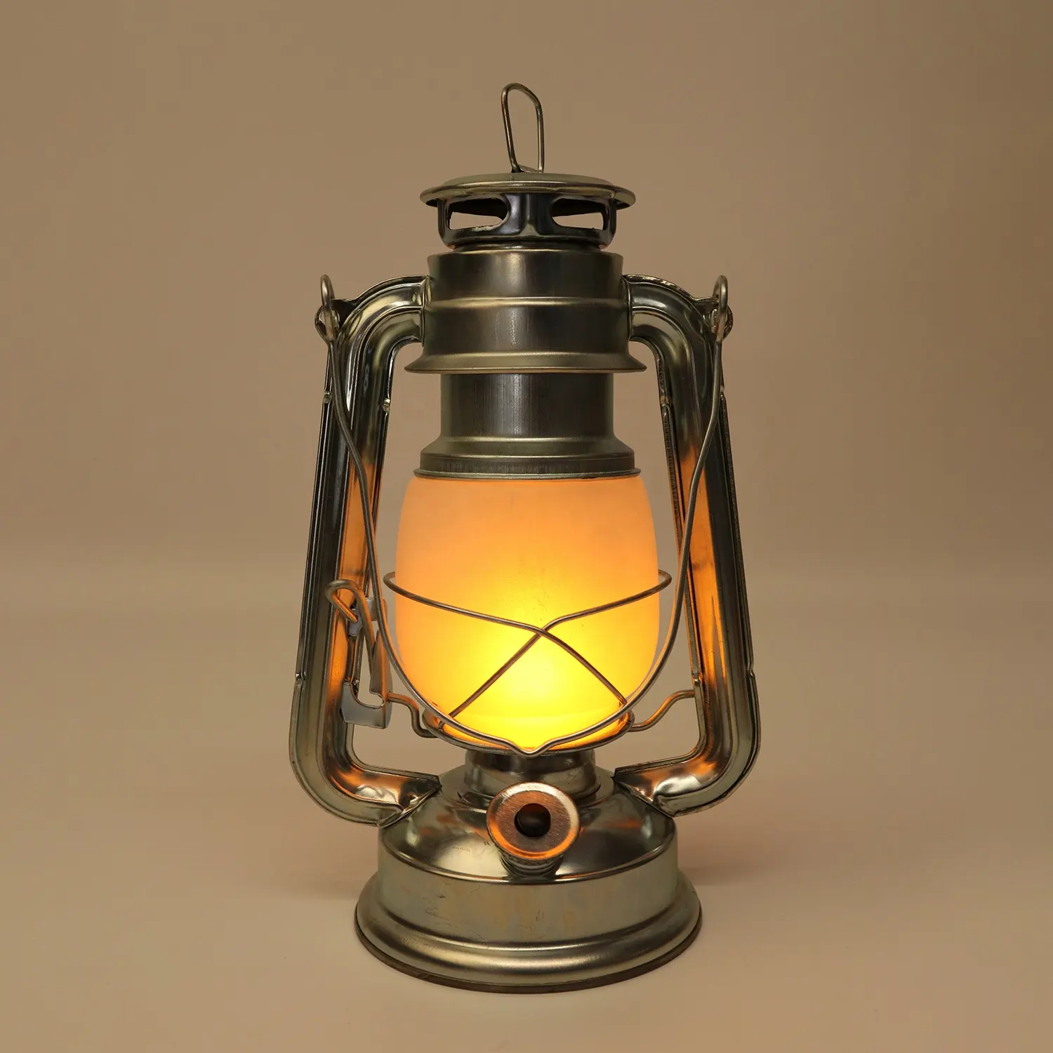 Lâmpada de querosene para acampamento, lanterna de alumínio suspensa com iluminação led