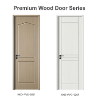 Portes intérieures pour maisons, fabricant chinois de premier plan, portes de chambre intérieures en bois composite de haute qualité, vernis de cuisson personnalisé