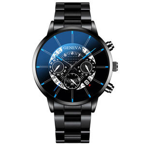 Top note tendance mode haut de gamme plus récent prix d'usine <span class=keywords><strong>pas</strong></span> <span class=keywords><strong>cher</strong></span> conception populaire meilleur prix hommes montre à quartz en acier inoxydable bande 11 - Product Image 3