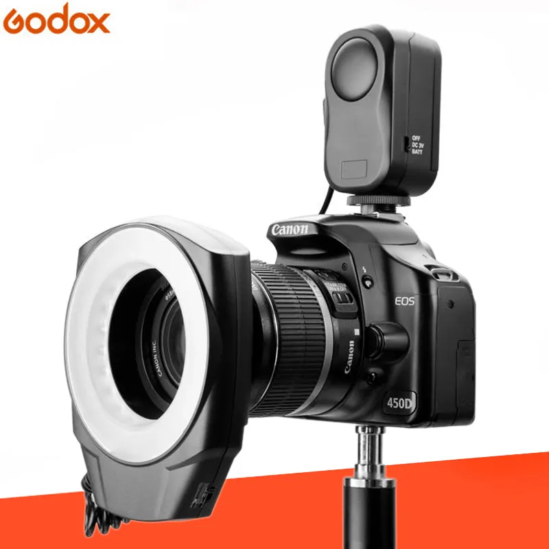 GodoxRing48マクロリングフラッシュライトLEDリングライトCanon Nikon Pentax Olympus DSLRカメラおよびその他のデジタルカメラ用