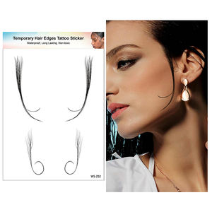 Più nuovo del <span class=keywords><strong>bambino</strong></span> dei capelli del tatuaggio bordi impermeabile per le donne personalizzato linee sottili del <span class=keywords><strong>bambino</strong></span> di trasporto Del Tatuaggio temporaneo impermeabile - Product Image 2