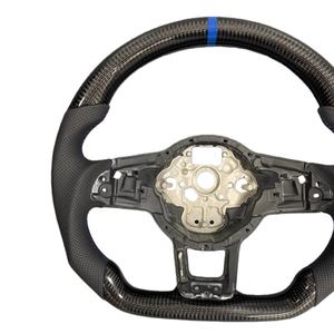 <span class=keywords><strong>Volante</strong></span> Deportivo de Fibra de Carbono Personalizado, Apto para Volkswagen Golf MK7 MK6 <span class=keywords><strong>MK5</strong></span> 7.5 <span class=keywords><strong>GTI</strong></span> GTS GTD GTE R Passat CC R-Line - Product Image 2
