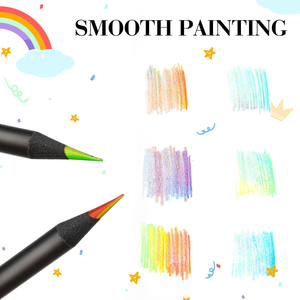 Lápices de Colores de Madera Negra Personalizados de Fábrica NOVISON, Juego de 48/72/120, Caja de Papel Soluble para Dibujo Personalizado - Product Image 3