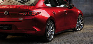 Kit de carrocería mejorado Angksela para <span class=keywords><strong>Mazda</strong></span> 3, alerón difusor trasero de fibra de carbono, labio trasero, nueva condición para sedán automático izquierdo R17 - Product Image 2