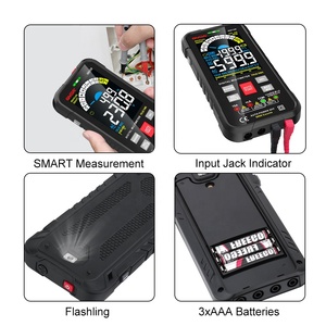GVDA GD128 multímetro <span class=keywords><strong>Digital</strong></span> profesional <span class=keywords><strong>9999</strong></span> cuentas multímetro inteligente medidor de condensador medidor de voltios ohmímetro probador de rango automático - Product Image 4