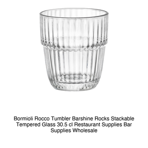 Vaso de Bar de Cristal Templado Barshine, 30.5 cl, Altura 9.2 cm, Diámetro 8.4 cm Bormioli Rocco - Product Image 2