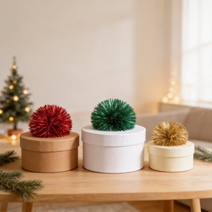 Noeuds de Noël en PP auto-adhésifs pour cadeaux, vente en gros, fabriqués au Vietnam, usine certifiée BSCI SMETA, économies de droits de douane pour la vente au détail aux États-Unis - Product Image 2