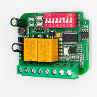 Carte de réception de porte de garage universelle 433MHz 315MHz 868MHz 2 canaux contrôleur d'ouverture de porte momentané pour code fixe à code roulant