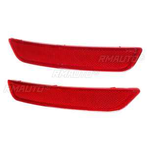 Nuevas pegatinas reflectantes rojas para parachoques trasero izquierdo/derecho para Ford Mondeo MK4 2007-2010 LH, tiras reflectantes de luces antiniebla - Product Image 2