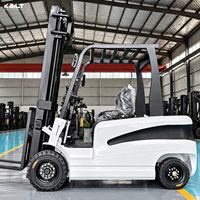 Chariot élévateur électrique OEM ODM à batterie lithium, chariot élévateur électrique 3 tonnes 48V avec déplacement latéral, chariot élévateur contrepoids CE