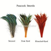 Teint entier grand naturel plume de paon pour fête carnaval maison mariage pièce maîtresse noël Vase vacances décor bricolage artisanat Floral