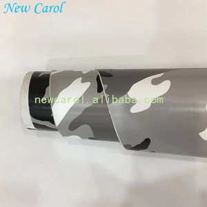 Película de revestimiento de coche de vinilo de camuflaje para auto, color negro y gris, venta de fábrica - Product Image 3