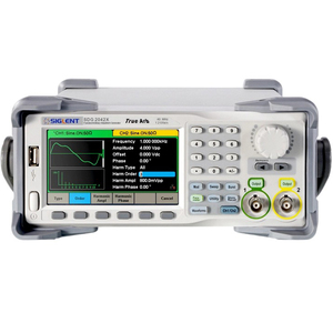 Générateur de formes d'onde arbitraires à double canal SDG2042X 40 MHz avec échantillonnage 1,2 GSa/s, résolution 16 bits, axé sur les fonctions sinusoïdales - Product Image 1