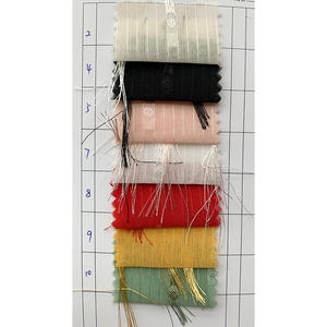 Nueva Tela Jacquard <span class=keywords><strong>Dorada</strong></span> con Flecos Largos, Tela Jacquard con Borlas, Tela de Chifón, Tela Peluda para Vestidos de Mujer, Vestidos de Verano - Product Image 2