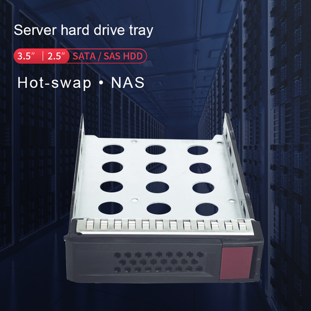 UNESTECH 3.5 Inch SATA SAS Server Bracket Caddy NVMe SSD Hard Drive Tray Caddy