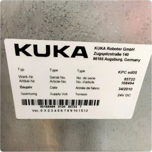 Gabinete de Control para Robot Krc2, Integrado con Kps600 Mfc Pc, Modelo 00-168-494 00168494, Sistema de Control para Robot Industrial - Product Image 1