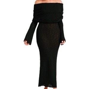 Nuovo <span class=keywords><strong>Abito</strong></span> Snellente con Maniche Svasate, Vita Naturale <span class=keywords><strong>e</strong></span> Decorazioni di Paillettes in Chiffon per Vacanze al Mare - Product Image 5