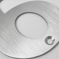 Numéros de maison modernes brossés en acier inoxydable de 10 cm, étanches et antirouille, chiffres d'adresse pour boîte aux lettres extérieure et plaque de porte