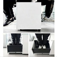 Archivador Móvil Moderno Storion de Acero con 3 Cajones, Diseño Extensible con Cerradura para Oficina, Escuela y Gimnasio