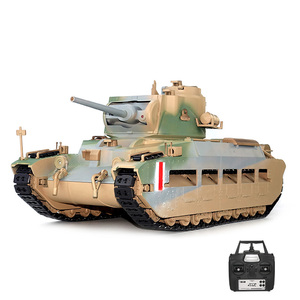 <span class=keywords><strong>Matilda</strong></span> Mk. Char de combat RC 2,4G III/IV, jouet professionnel avec télécommande infrarouge, construction métallique, piles incluses - Product Image 1