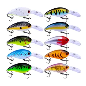 10CM 14.52G takımı Minnow balıkçılık lures Crankbait bas balıkçılık Lures