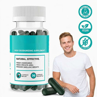 Capsules de Chlorophylle Body Magic pour Adultes - Compléments de Feuilles de Persil pour la Beauté, l'Énergie, la Santé et le Bien-être - 30 gélules