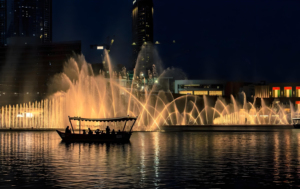 Fontaine de musique arc-en-ciel flottante à faisceau laser pour lac artificiel extérieur domestique - Product Image 4