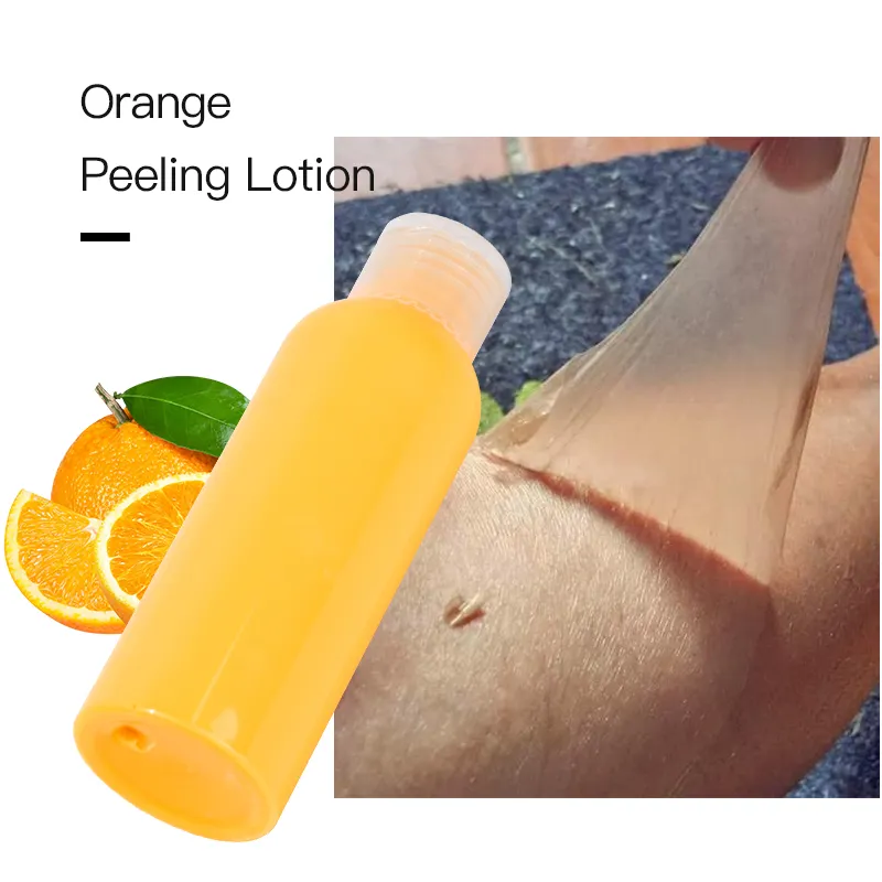 Schnelle Lieferung OEM/ODM Private Label Körperpflege Haut aufhellung creme Organic Orange Peeling Lotion