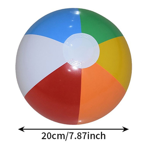 Bola Pantai Tiup PVC Ramah Lingkungan Promosi Murah dengan Logo Kustom Dicetak UV Mainan Air Musim Panas untuk Penggunaan di Kolam Renang - Product Image 2