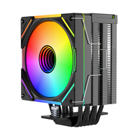 Refroidisseur de processeur haute performance Lovingcool, 6 caloducs, ventilateur RGB silencieux, compatible avec les plateformes Intel et AMD, matériel informatique, processeur PC