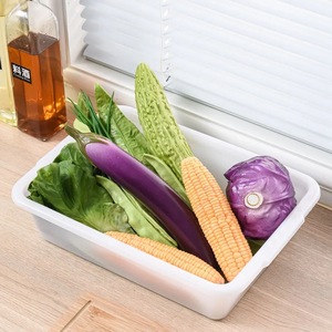 Boîte de rangement <span class=keywords><strong>rectangulaire</strong></span> épaisse sans couvercle GREENSIDE en PP de qualité alimentaire pour plats épicés, idéale pour les garderies et supermarchés - Style japonais - Product Image 3