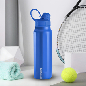 Bouteille d'eau de gymnastique isolée sous vide en acier inoxydable 304 sans BPA avec paille réutilisable pour isolation thermique de 820ml 12-24 heures - Product Image 4