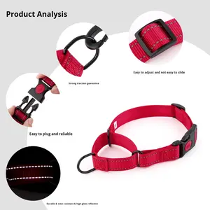 <span class=keywords><strong>Collar</strong></span> de Nailon Suave para Perros, Suministro Directo Transfronterizo, para Perros Medianos y Pequeños, Corgi, <span class=keywords><strong>Golden</strong></span> <span class=keywords><strong>Retriever</strong></span>, Bulldog Francés, Reflectante - Product Image 4