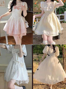 Vestido de gasa informal para mujer, estilo cinturón de verano, venta al por mayor, decoración con cremallera y cuello colgante de flores a bajo <span class=keywords><strong>precio</strong></span> - Product Image 6