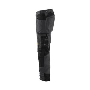 BLAKLADER - 155618609699D84 Pantalones sin bolsillos para uñas Gris medio/Negro-PANTALÓN DE TRABAJO EAN 7330509764978 PANTALONES DE TRABAJO DE CARGA - Product Image 4