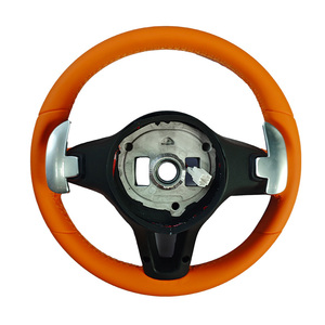 Volant en cuir <span class=keywords><strong>orange</strong></span> en gros pour Mercedes Benz Amg W204 W164 C300 - Product Image 6
