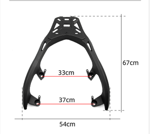 Accessori per Yamaha Xmax 300 2017-2025 Portapacchi Posteriore per <span class=keywords><strong>Moto</strong></span> Staffa Bauletto in Lega di Alluminio - Product Image 5