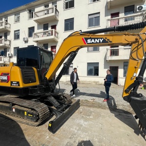 รถขุดมินิ Sany 60C มือสอง คุณภาพสูง ของแท้ รถขุดตีนตะขาบ Sany สำหรับงานจัดสวน - Product Image 4