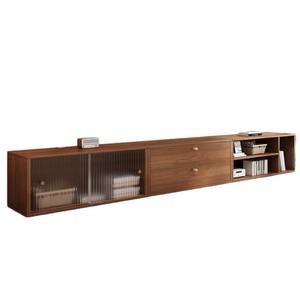 Table basse console <span class=keywords><strong>TV</strong></span> 2025 tout-en-un, unité murale mince pour les maisons compactes modernes, style minimaliste et rangement intelligent - Product Image 2