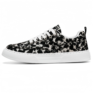 Zapatillas Blancas de Verano para Hombre, Estilo Coreano, Diseño Transpirable de Lona, Suela Gruesa, Deportivas, Casuales, para Caminar - Product Image 1
