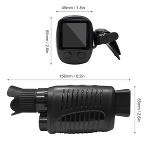 กล้องมองกลางคืนอินฟราเรด STOCK 850nm แบบตาเดียว เลนส์จีนขนาด 20 มม. ความละเอียด HD 640x512 กำลังขยาย 5 เท่า หน้าจอแสดงผล 1.7 นิ้ว รุ่นที่ 7 - Product Image 4