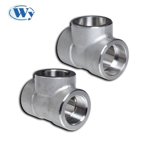 3000 # ống nước phụ kiện 3 cách TEE giả mạo chủ đề ổ cắm Hàn TEE thép không gỉ phụ kiện đường ống - Product Image 1